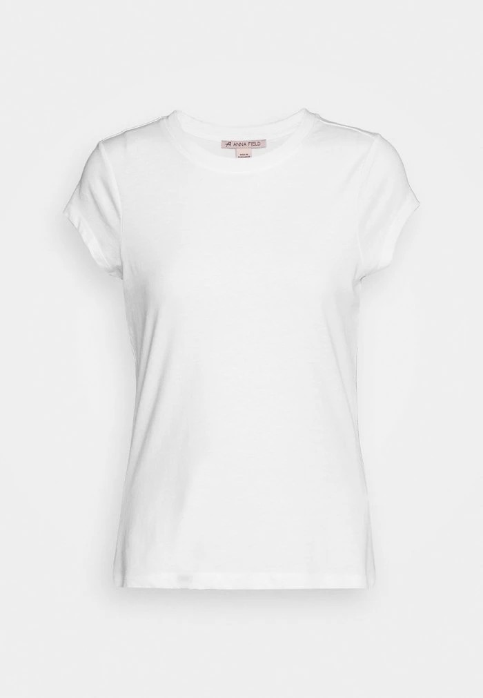 T-Shirt ANNA FIELD Anna Field Basic T-shirt Blanche Femme | ZTJ-5064956